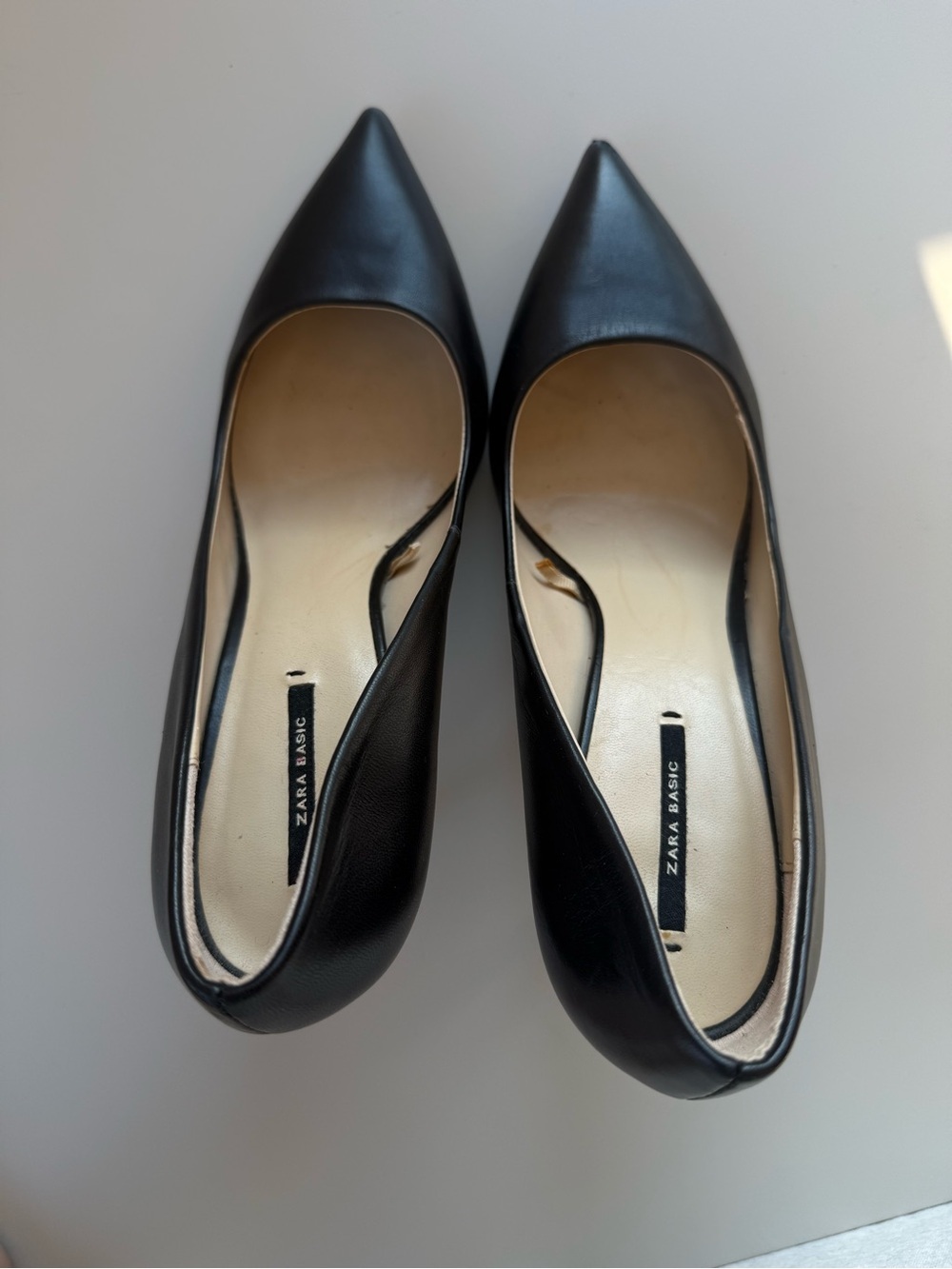 Zara Black Classic Pointed Pumps EU39 US8,5 - Picture 4 of 11